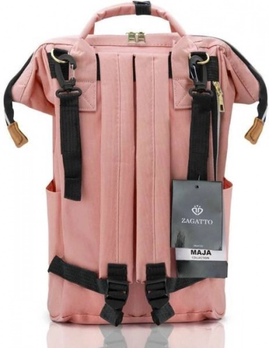 Рюкзак для мамы - сумка для коляски Zagatto Maja Pink