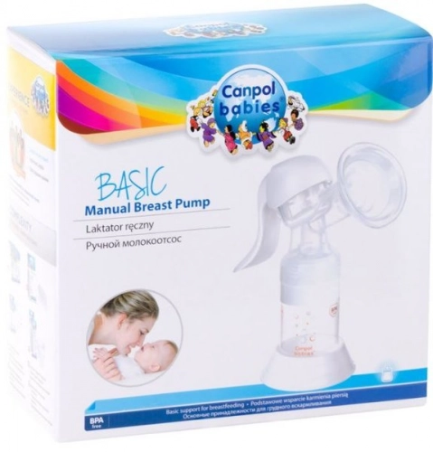 Manuālais piena pumpis Canpol Babies Basic 12/205