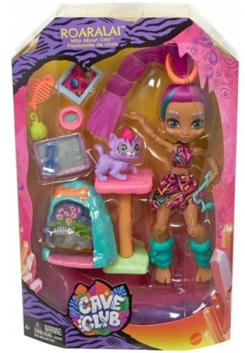 MATTEL CAVE CLUB Wild About Cats Playset Roaralai Кукла