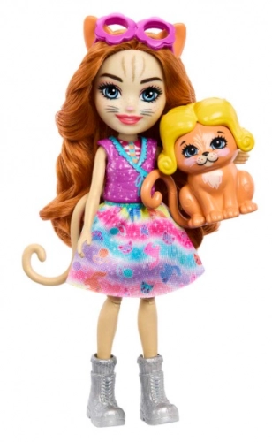Mattel Enchantimals Cat Fashion Truck Playset HPB34 Кемпер + Кукла