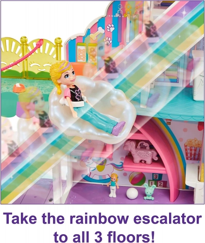 Mattel Polly Pocket Sweet Adventures Rainbow Mall HHX78 Игровой набор