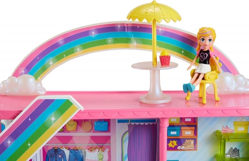 Mattel Polly Pocket Sweet Adventures Rainbow Mall HHX78 Игровой набор