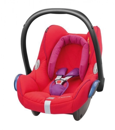 MAXI COSI CABRIOFIX Red Orchid Bērnu autosēdeklis 0-13 kg + Familyfix bāze