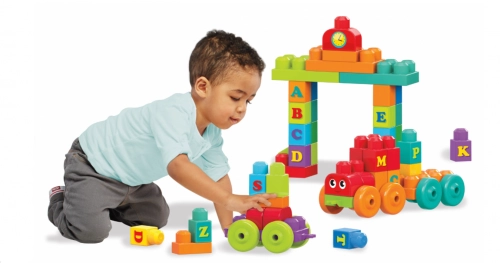 MEGA BLOCKS Konstruktors Abc Learning Train DXH35