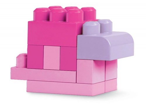Конструктор MEGA BLOCKS First Builders Building Pink DCH54, 60 шт.