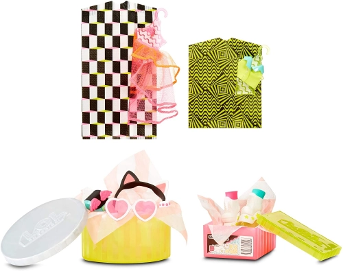 MGA LOL SURPRISE J.K. Neon Q.T. Mini Fashion Doll with 15 Surprises