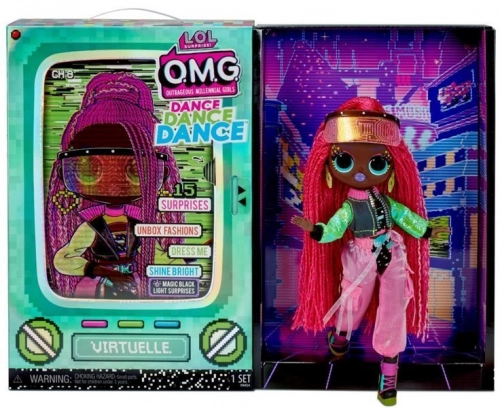 MGA LOL Surprise OMG Dance Virtuelle Fashion Doll 15+ Surprises