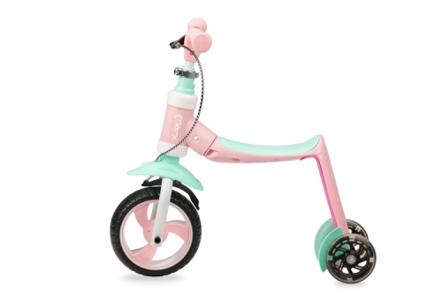 Momi Elios самокат-беговел 2in1 pink