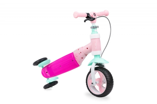 Momi Elios самокат-беговел 2in1 pink