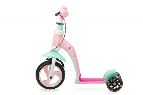 Momi Elios самокат-беговел 2in1 pink