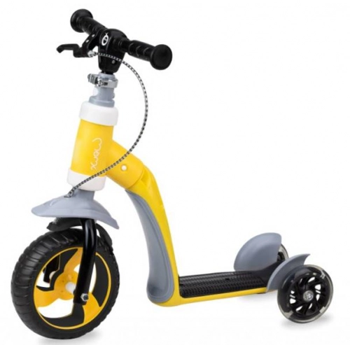 Momi Elios skrejritenis-balansa ritenis 2in1 Yellow