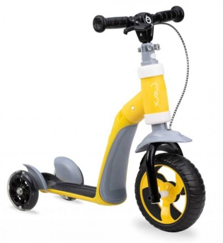 Momi Elios skrejritenis-balansa ritenis 2in1 Yellow
