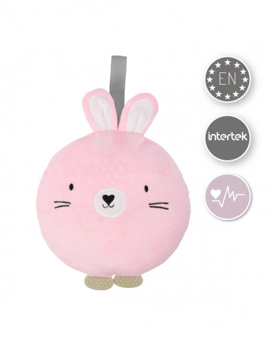 MoMi Lulu Pink Игрушка для сна с розовым шумом Ночник