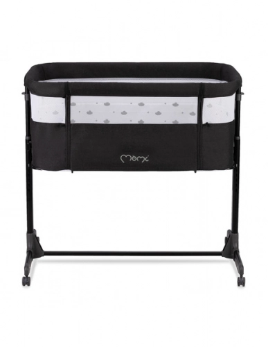 MoMi Revo 2in1 Dark grey Bērnu gulta-šūpulis