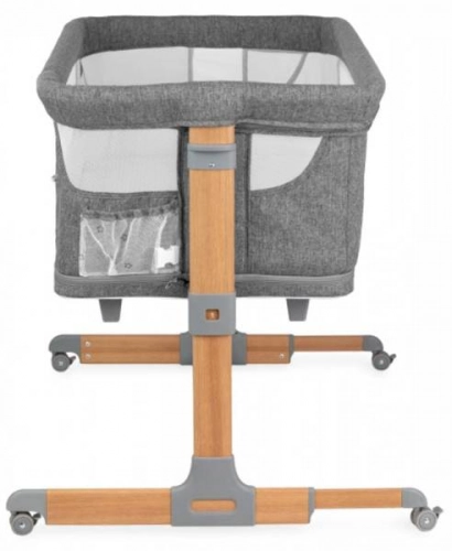 MoMi Smart Bed 4in1 Grey Ceļojumu gulta-manēža