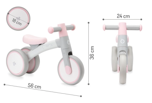 MoMi Tedi pink Bērnu Skrejritenis