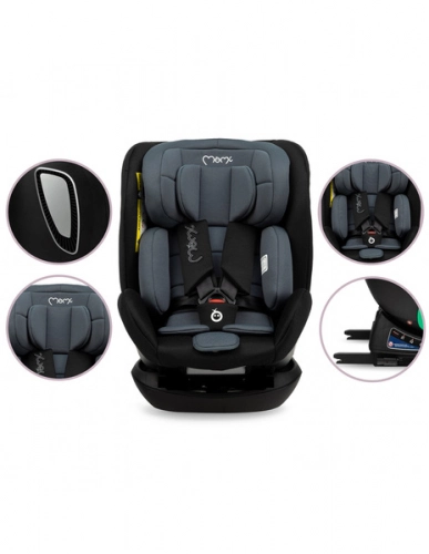 MoMi Urso Black Bērnu autosēdeklis 0-36 kg