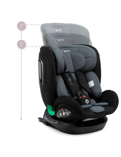 MoMi Urso Black Bērnu autosēdeklis 0-36 kg