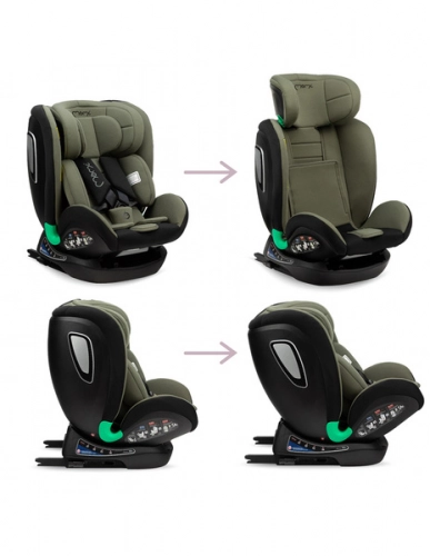MoMi Urso Khaki Bērnu autosēdeklis 0-36 kg