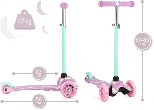 Momi Weendy Unicorn LED Skrejritenis