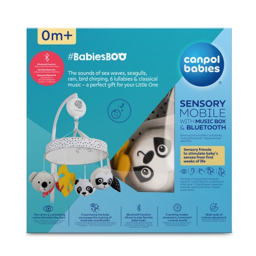 Muzikālais karuselis gultiņai Canpol Bluetooth BabiesBoo