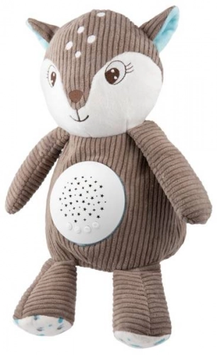 Muzikālais karuselis gultiņai Canpol Roe deer Brown 3in1
