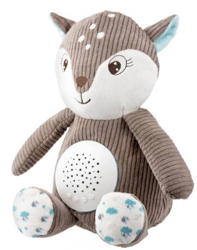 Muzikālais karuselis gultiņai Canpol Roe deer Brown 3in1