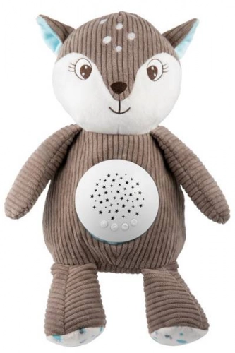 Muzikālais karuselis gultiņai Canpol Roe deer Brown 3in1