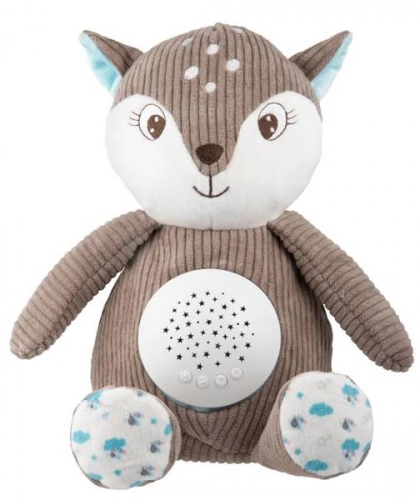 Muzikālais karuselis gultiņai Canpol Roe deer Brown 3in1