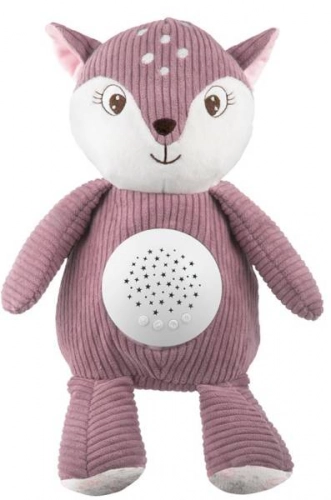 Muzikālais karuselis gultiņai Canpol Roe deer pink 3in1