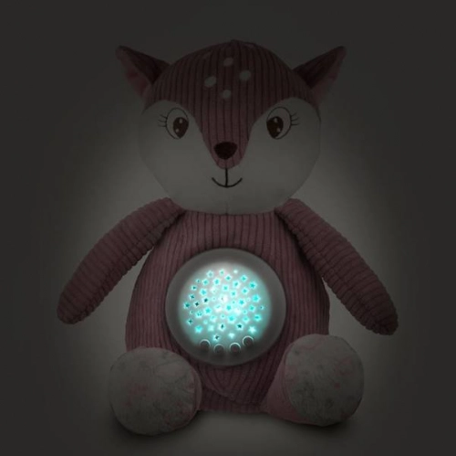 Muzikālais karuselis gultiņai Canpol Roe deer pink 3in1