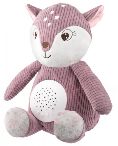 Muzikālais karuselis gultiņai Canpol Roe deer pink 3in1