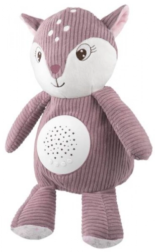 Muzikālais karuselis gultiņai Canpol Roe deer pink 3in1