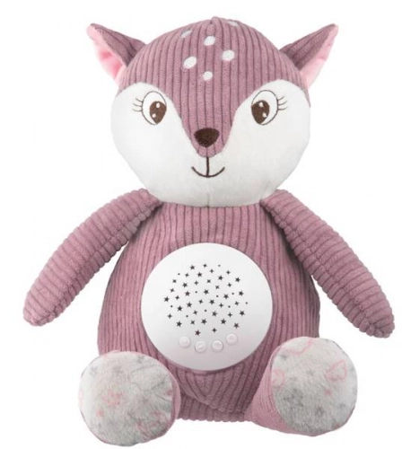 Muzikālais karuselis gultiņai Canpol Roe deer pink 3in1