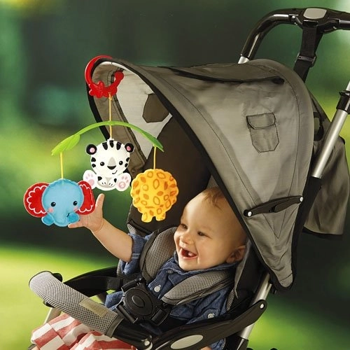 Музыкальная карусель на кроватку Fisher Price Rainforest Friends 3-in-1 Musical Mobile CHR11