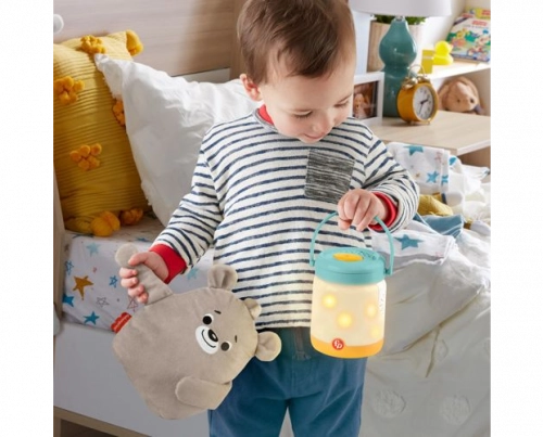 Fisher Price Ночник Успокаивающий со светом и звуками Baby Bear&Firefly Soother GRR00