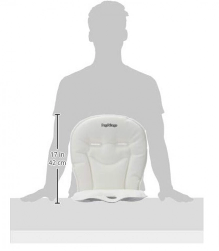 Peg Perego Booster Cushion White IAKBCU00--PL00 Ieliktnis barošanas krēslam