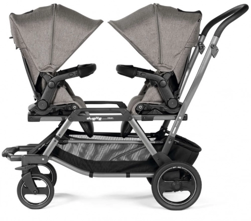 Peg Perego Duette Piroet Seggliolino Pop up City Grey PACK-000004-000000 Dvīņu pastaigu rati
