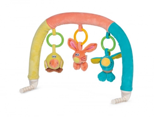 PEG PEREGO Kit Tatamia Azzurro IKAC0009--IN31 Накидка на стульчик Follow Me + дуга с игрушками