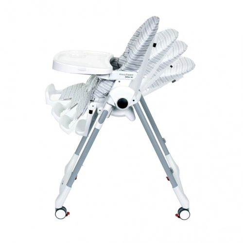 Peg Perego Prima Pappa Follow Me Linear Grey IH01000000RIG56 Barošanas krēsls 2in1