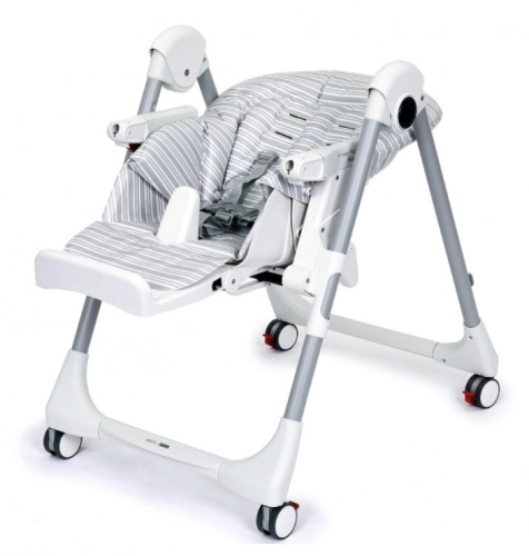 Peg Perego Prima Pappa Follow Me Linear Grey IH01000000RIG56 Barošanas krēsls 2in1