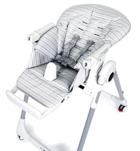 Peg Perego Prima Pappa Follow Me Linear Grey IH01000000RIG56 Barošanas krēsls 2in1