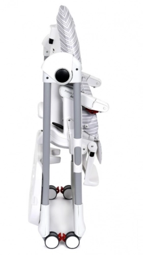 Peg Perego Prima Pappa Follow Me Linear Grey IH01000000RIG56 Barošanas krēsls 2in1