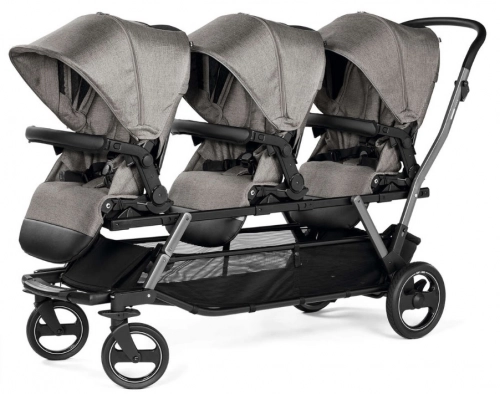 Peg Perego Triplette Piroet Seggliolino Pop up City Grey PACK-000005-000000 Trīnīšu pastaigu rati
