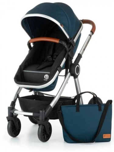Petite&Mars Grand II Platinium Indigo Bērnu rati 2in1