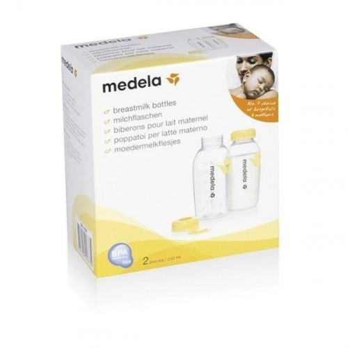 Бутылочка для хранения грудного молока Medela Food Bottle Set 2x250ml