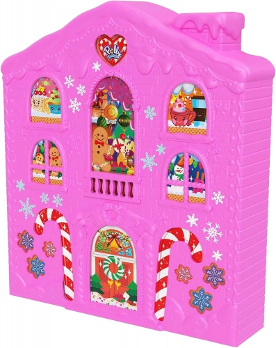 Polly Pocket Advent Calendar Gingerbread House + 25 surprises HKW16 Рождественский Календарь + Кукла