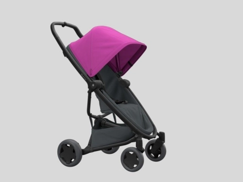 Quinny Zapp Flex Plus Прогулочная коляска Pink on Graphite