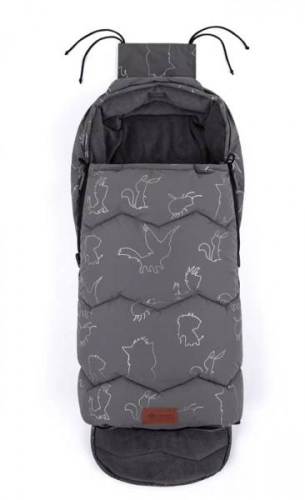 Спальный мешок Petite&Mars Warmy 4in1 Silvered Grey