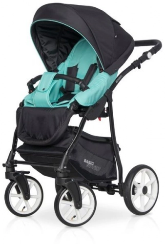 Riko Basic Sport Ceramic Green Bērnu rati 2in1